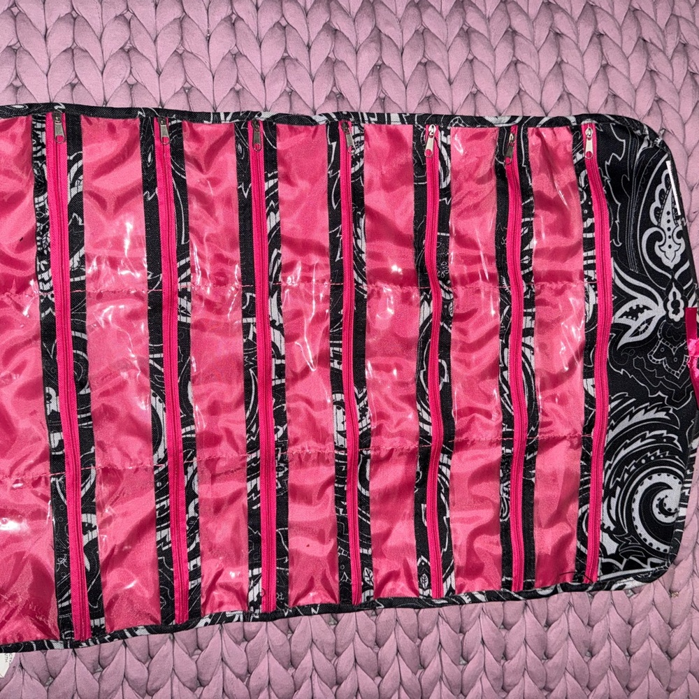 Pink and Black Jewelry Organizer